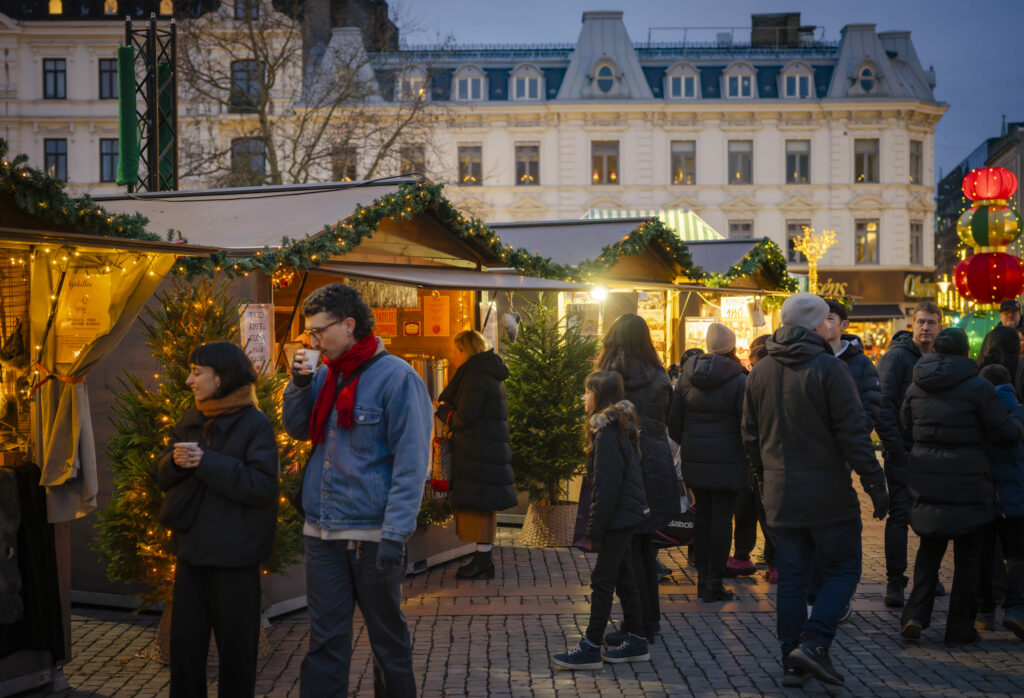 Julmarknad på gustv Adolfs torg